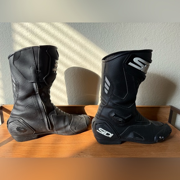 Men’s Sidi Performer Air Black Motorcycle Riding Boots